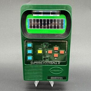 Mattel Classic Football 2 Sports Handheld Electronic Game 2002 Tested Working
